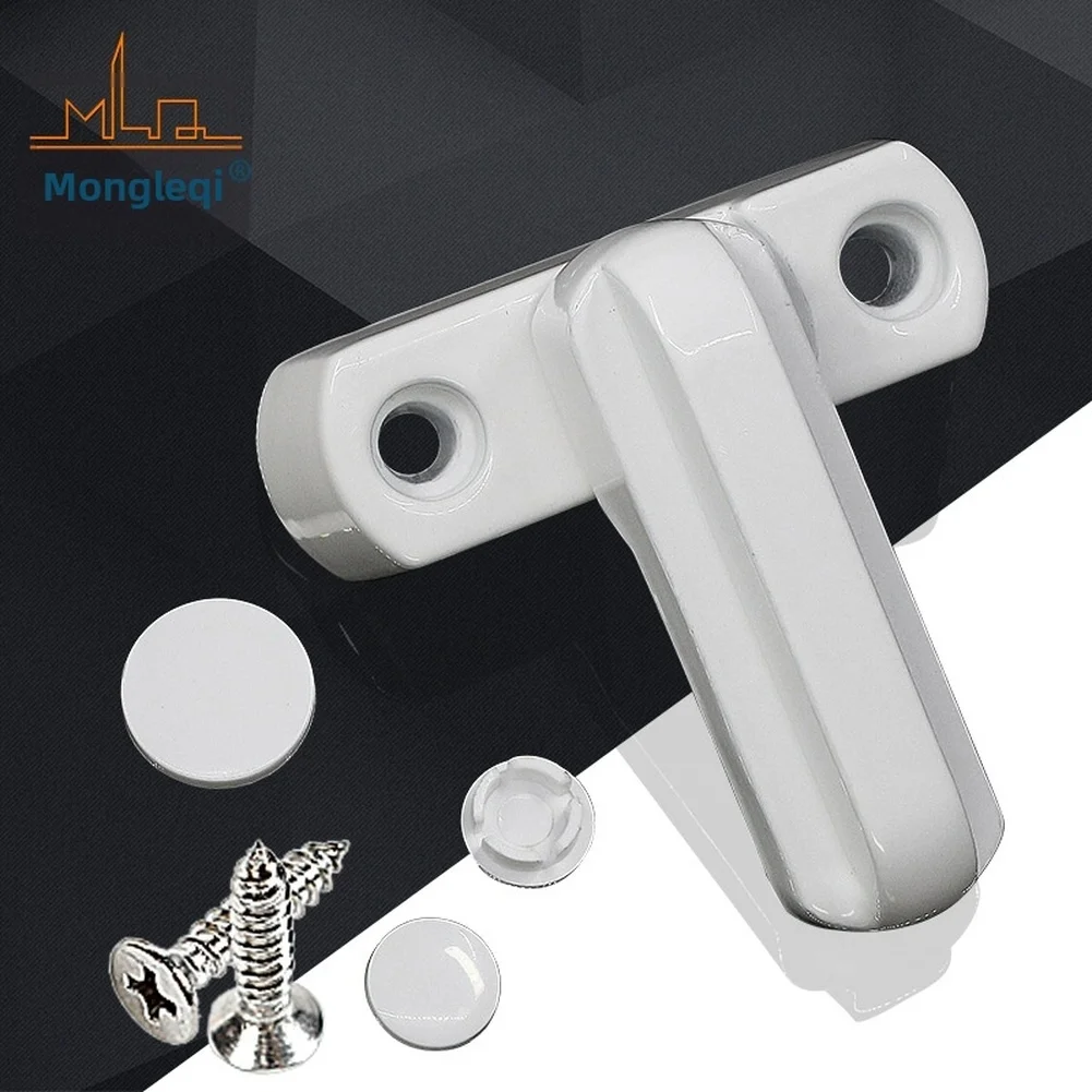 Aluminum Alloy T-shaped Lock Casement Window Latch Security Lock For PVC For Both Inward And Outward Opening FOR WINDOWS