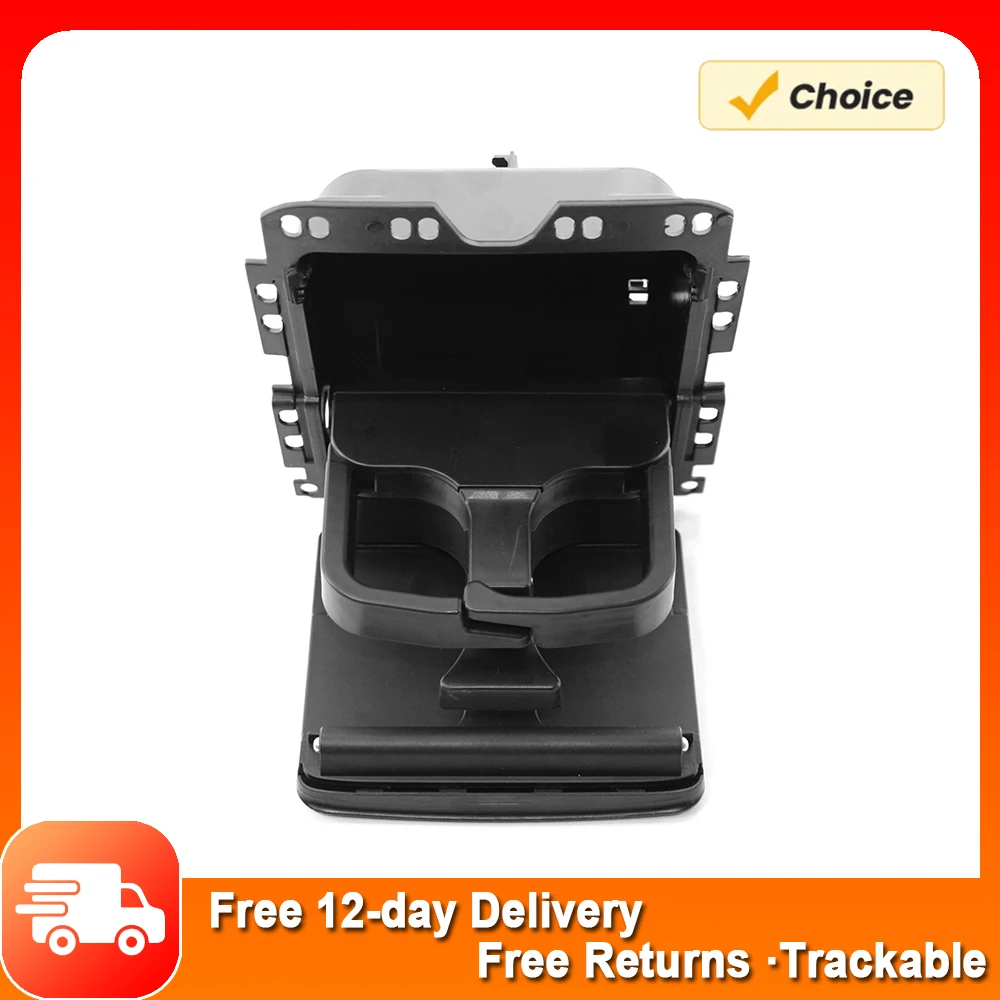 Cup Holder Rear Drinking Cup Bracket Part NO.7N0862533 82V Replacement for Volkswagen Tiguan Sharan Car Cup Holder Plastic