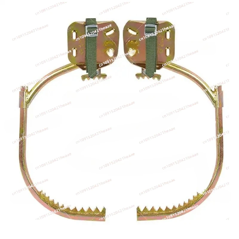 

Suitable forElectricianWoodenPole Special Foot Buckle Thickened Iron Tree Climbing Foot Buckle with Non-slip Tree Climbing Tool