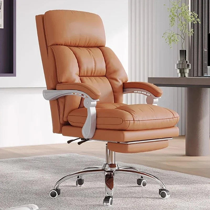 Comfortable Armrest Office Chair Ergonomic Feet Support Modern Swivel Gaming Chair Cute Chaise De Bureaux Home Furniture