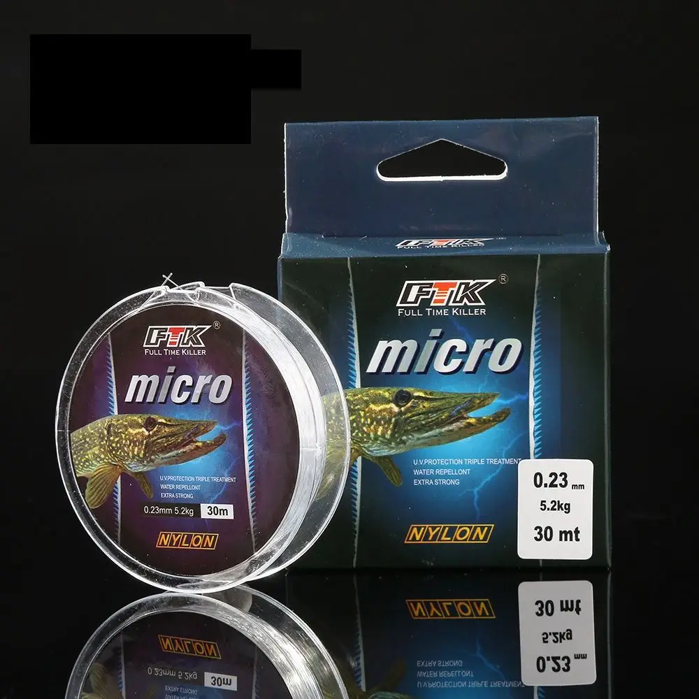 الخط الرئيسي 2.9-12.5LB خيط صنارة الصيد على الجليد 0.3-2.5 مللي متر غرق طلاء خيط صنارة الصيد شفافة حيدة باس الأسماك