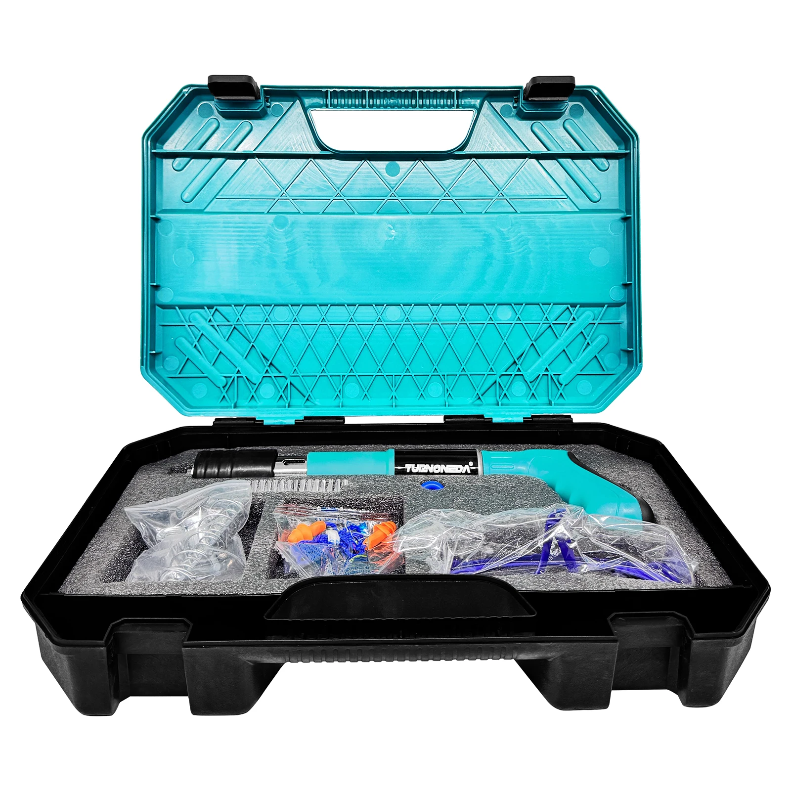 

Handheld Concrete Nail Gun Mini Powerful Steel Rivet Tool for Wall Anchoring and Metal Work (Without Nails)