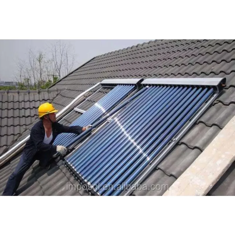 

IMPOSOL Sunpower Heat Pipe Solar Water Heating System Home Use Hot Water Heater Solar Collector
