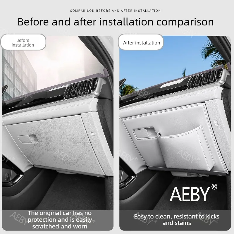 

For BYD Seal U DM-i 2025-2026 Anti-Kick Pad,Passenger anti-kick pad,Protective Mat,Dashboard Protection,Glove Box Anti Kick Pad