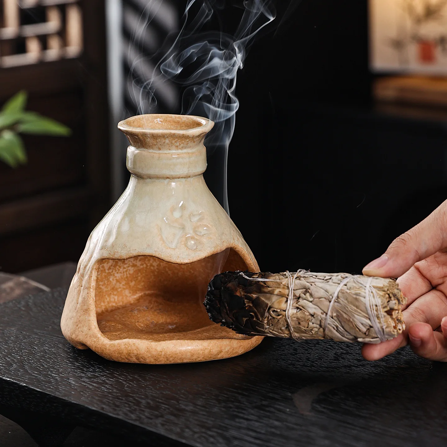 Pembakar Dupa Keramik Dekorasi - Home Fragrance Lavender ulasan dan harga