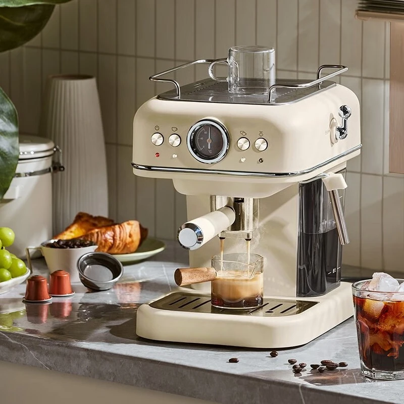Italian coffee machine KFJ-E12R5 household small automatic office all-in-one machine drip tea