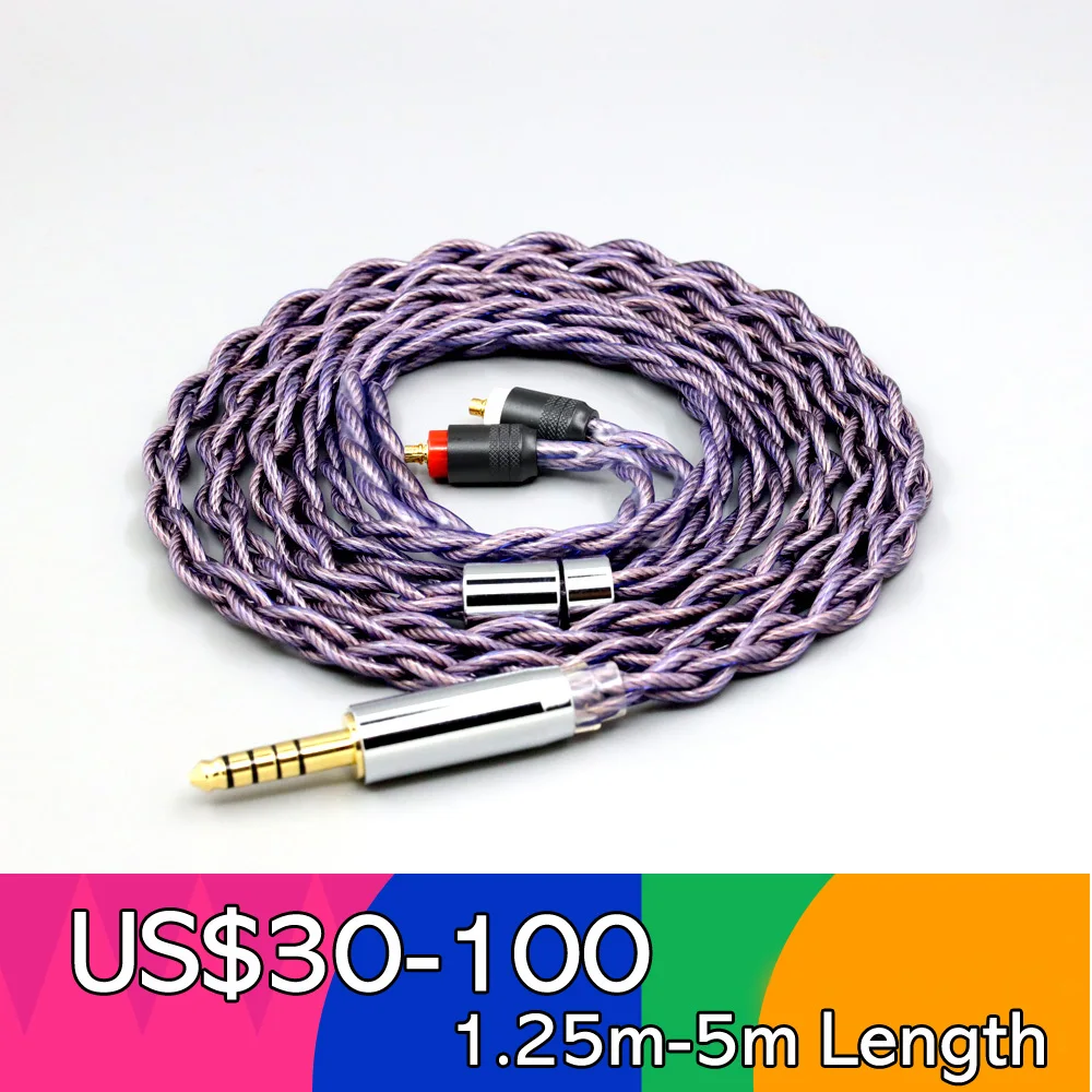 

Type2 1.8mm 140 cores litz 7N OCC Headphone Earphone Cable For Sony IER-M7 IER-M9 IER-Z1R Headset 4 core LN007865