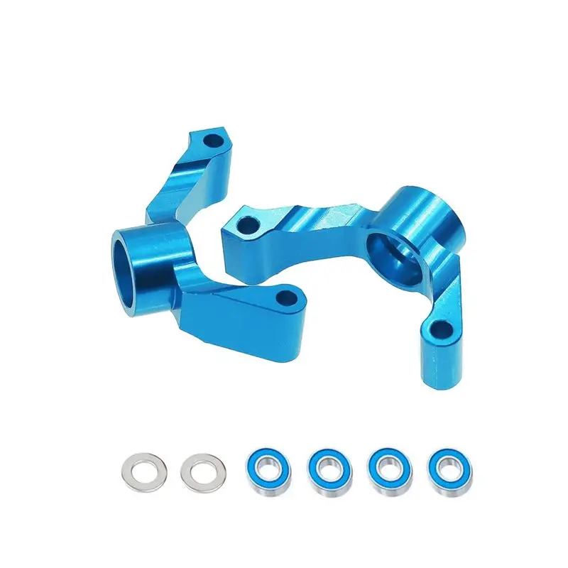 BEDW-RC Car Upgrade Aluminum Alloy Back Cup (3 Degrees) Kit For 1/10 Tamiya TT02 RC Car Accessories Blue