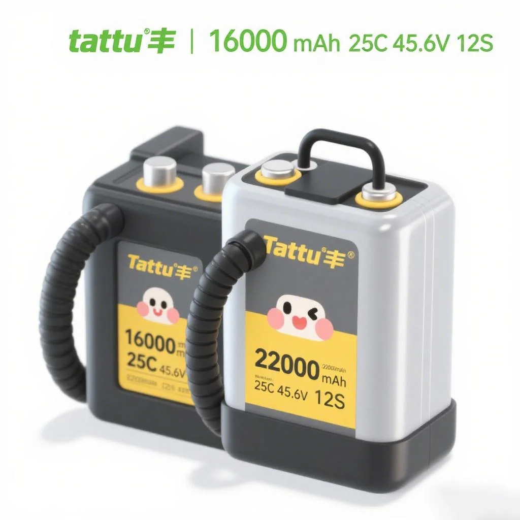 Tattu Original 16000mAh 22000mAh 25C 45.6V 12S high-voltage version intelligent drone battery
