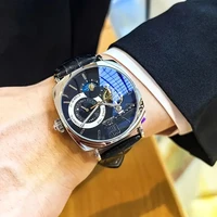 Elegante reloj mecánico vintage para hombre con un alto atractivo estético: esfera esqueletizada, caja de aleación, correa de cuero - Adecuado para uso formal y casual, el mejor regalo para él, no requiere pilas
