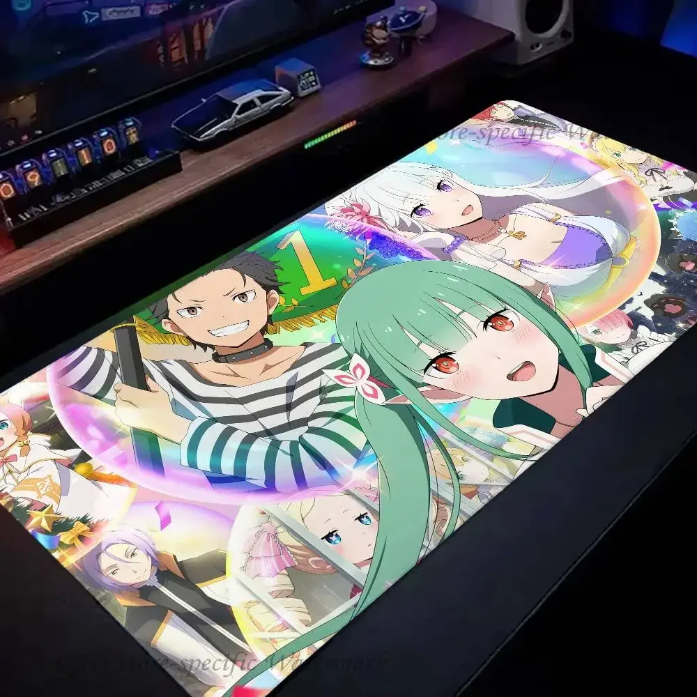 Anime Re Life In A Different World From Zero Mousepad Non-slip Suitable For Office Computers Laptops E-sports Game Desk Mats XXL