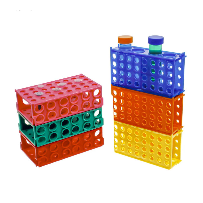 Tubes à essai de laboratoire T1 pour centrifugeuse, support en plastique T1 pour tubes de 0.5ml, 1.5ml, 10ml,15ml, 50ml