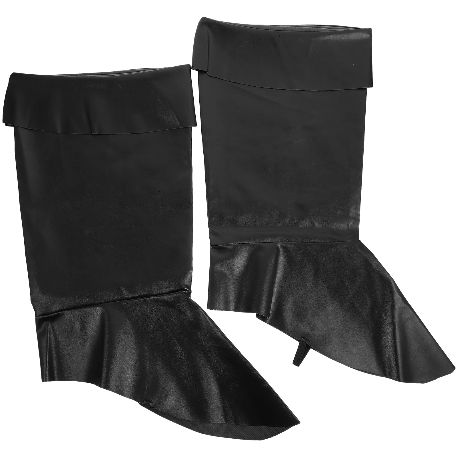 

1Pair Santa Claus Boot Cover Christmas Cosplay Party Supplies PU Xmas Costume Accessories Holiday Decor
