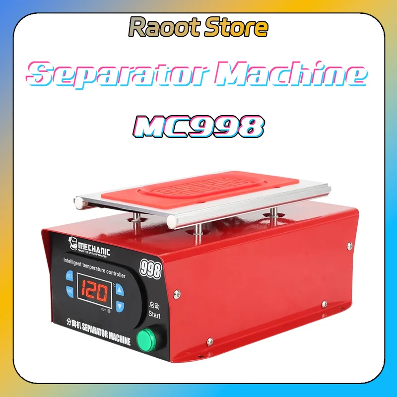 

Mechanic 998 7-inch Max LCD Separator Machine for Mobile Phone with Built-in Vacuum Pump for Touch Screen Disassembly and Repa