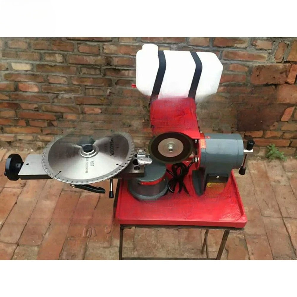 

Small rotatable gear grinder, manual alloy saw blade grinder