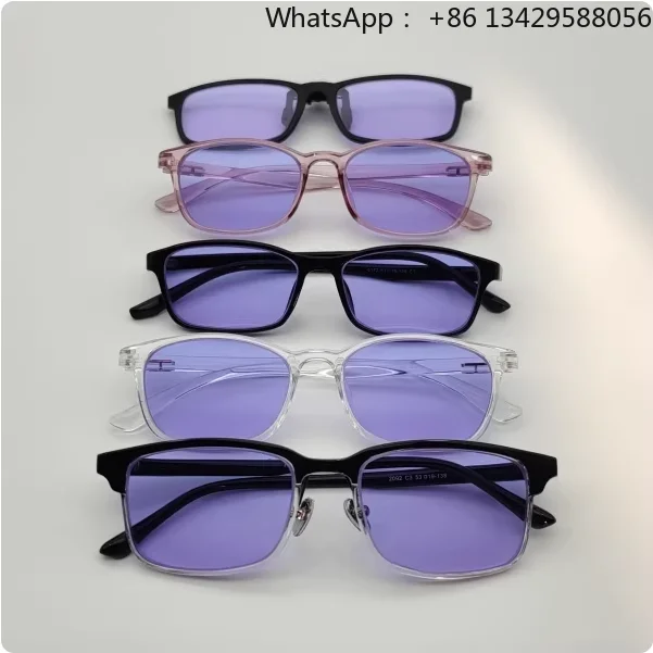 1pc Flameworking Glassblowing Glasses, Flat Gradient Protective Goggles for Lampworking, Heat Resistant Eye Protection with S