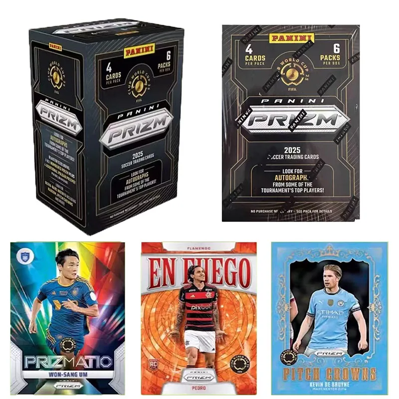 

2025 Genuine Panini Prizm FIFA Club World Cup Soccer Cards Box World Club Cup Football Card Rare Cards in Each Box Holiday Gift