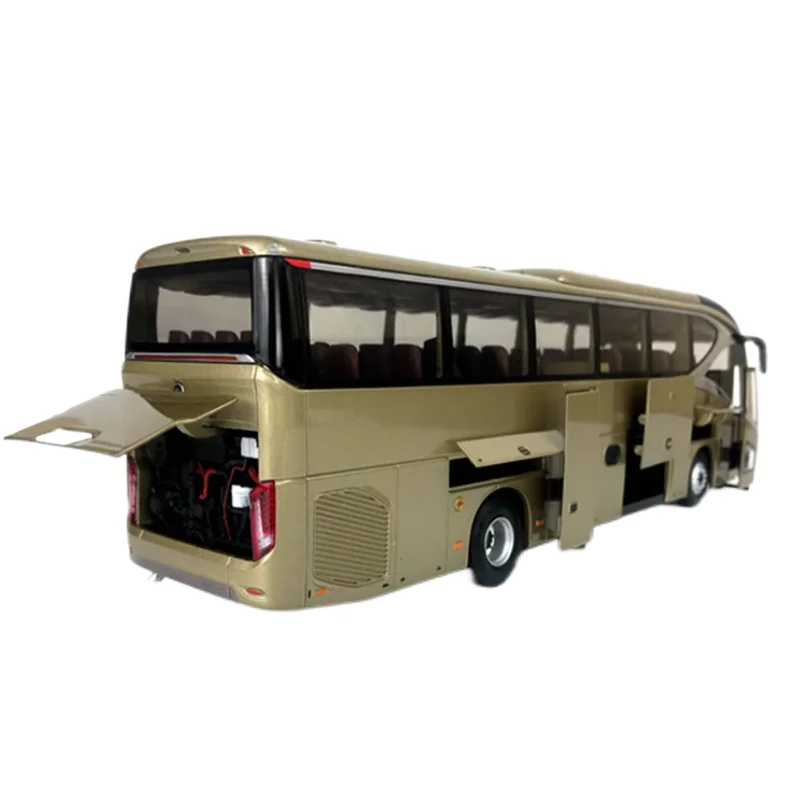 Origianl Authentic 1:42 Golden Dragon XML6129 Diecast travel road bus models, metal passenger toy miniature for gift