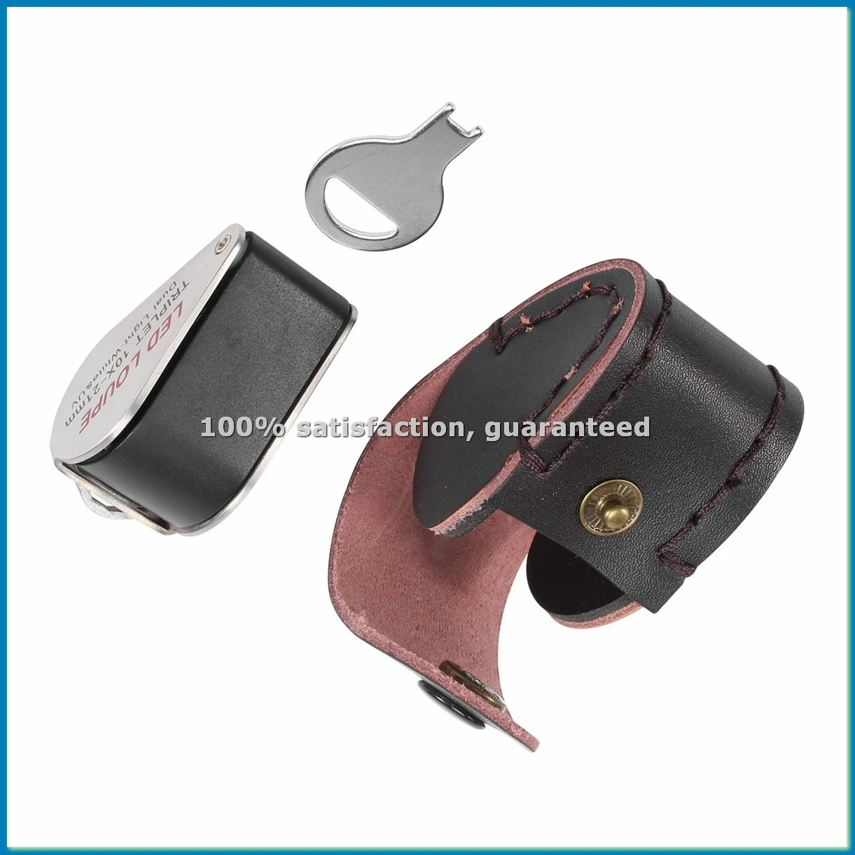 

Лупа ювелирная с 10-кратным увеличением, тройной линзой и 6 светодиодами УФ-подсветки, 21 мм, для драгоценных камней, ювелирных изделий, монет, марок и т.д. - ABLL