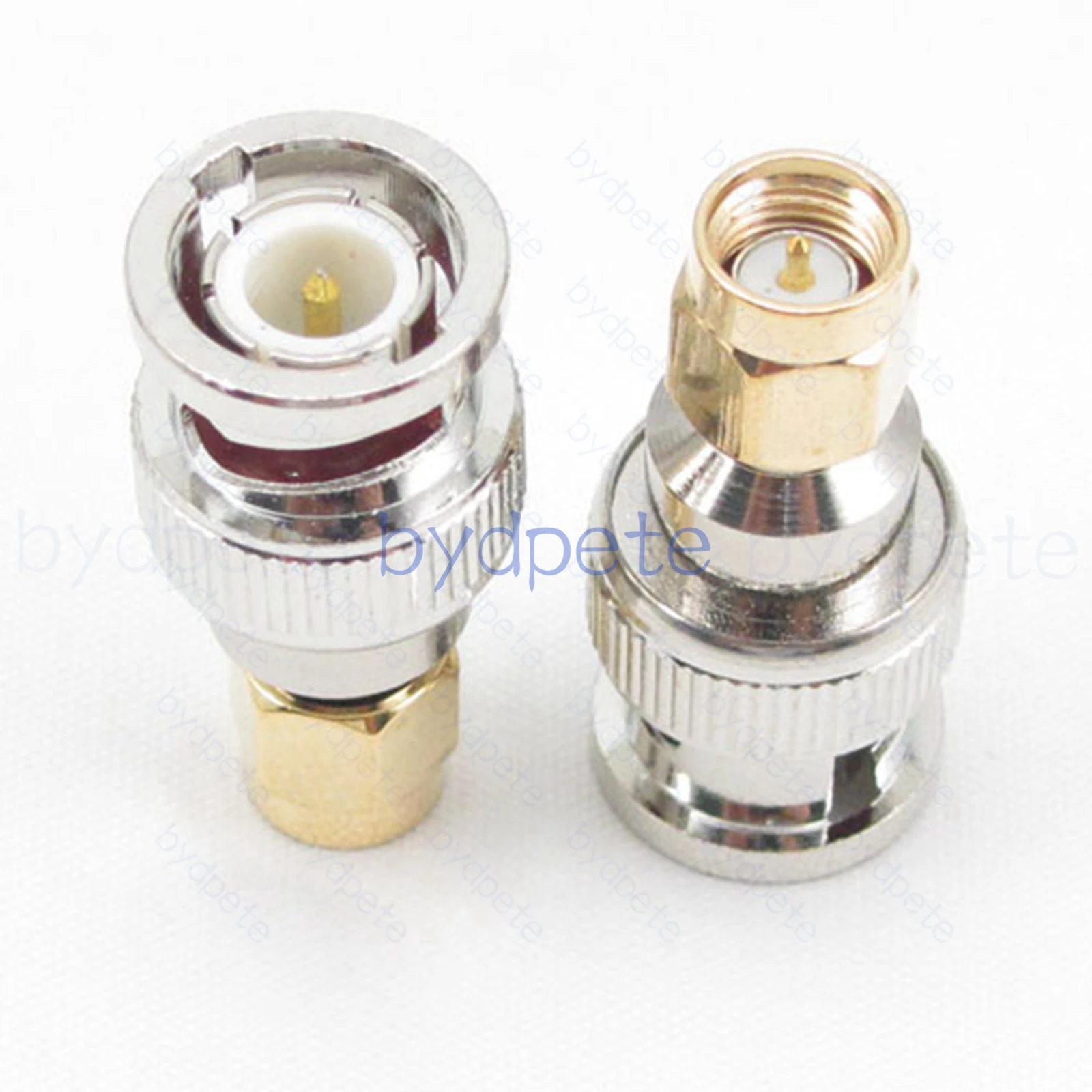 BNC Male Plug to SMA Male Plug Straight RF Coaxial Connector Adapter Tanger