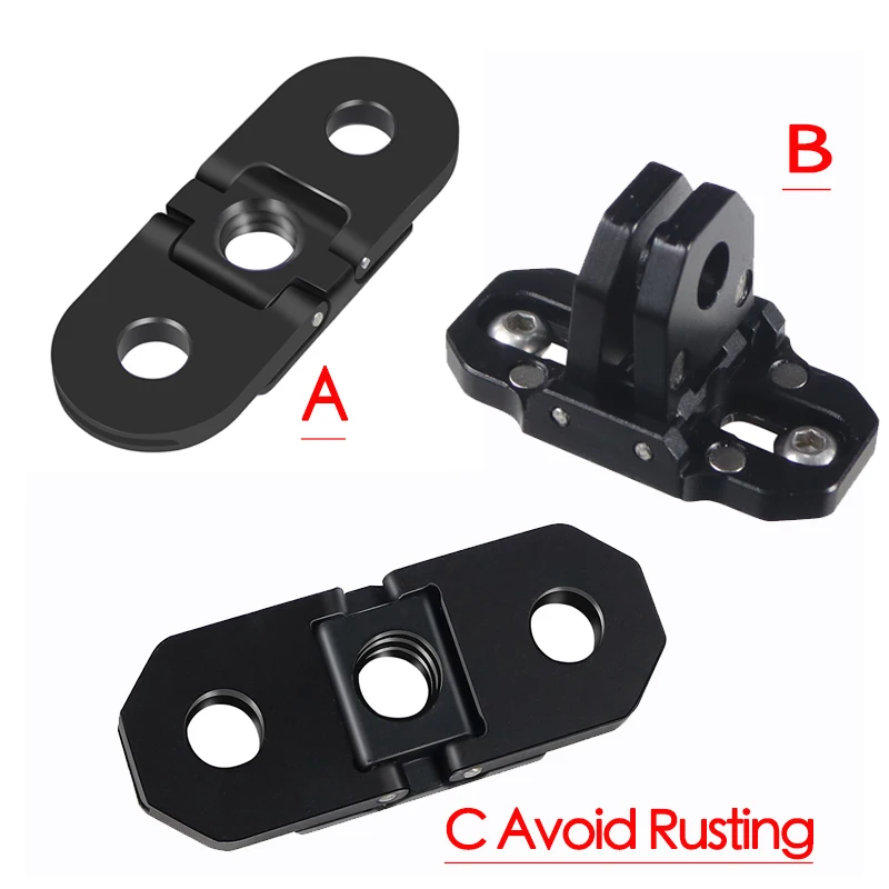 Stativ Mount Adapter Faltbare Magnetische Einbeinstativ Stick Basis 1/4 "Loch Aluminium Legierung für Insta350 DJI GoPro Action Kamera Käfig Rig – Detail 1