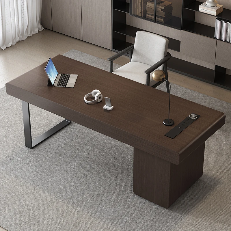 

Итальянский минималистичный письменный офисный стол, кабинет, современный верхний компьютерный дизайн, офисный стол, акцент, офисная мебель для президента, Mesa XYOD