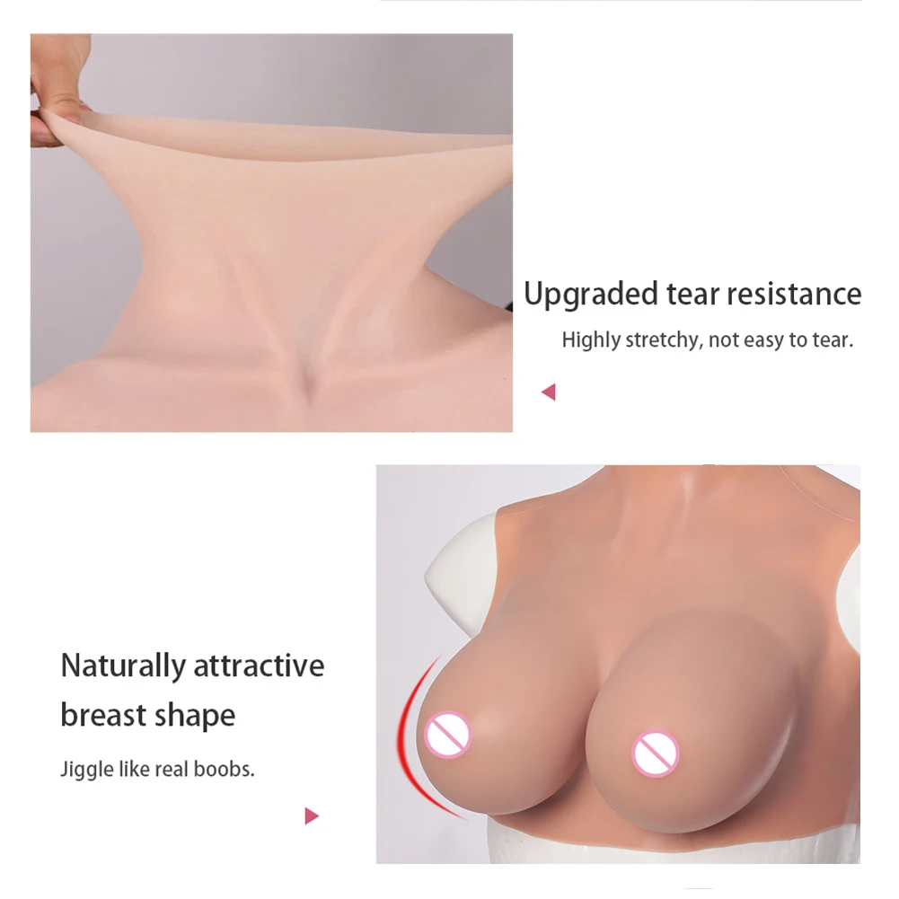 أشكال ثدي سيليكون واقعية للثدي المتقاطع ، الثدي الاصطناعي المزيف ، خنثى ، ملكة السحب ، المتحولين جنسيا ، تأثيري #5