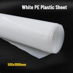 1PCS 0.3/0.5/0.8/1/1.2/1.5mm Thick PE Plate HDPE Polythene Sheet Wear Resistant Plastic Sheet Waterproof Pad 500x1000mm
