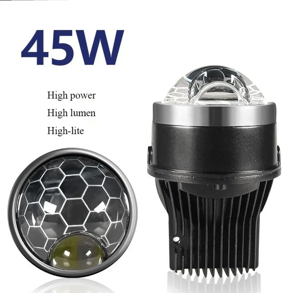 

High Definition Blue Film Spotlight Lens for General-Purpose Car LED Three-Inch Dual-Lens Projector - 90W 6500K 20000LM