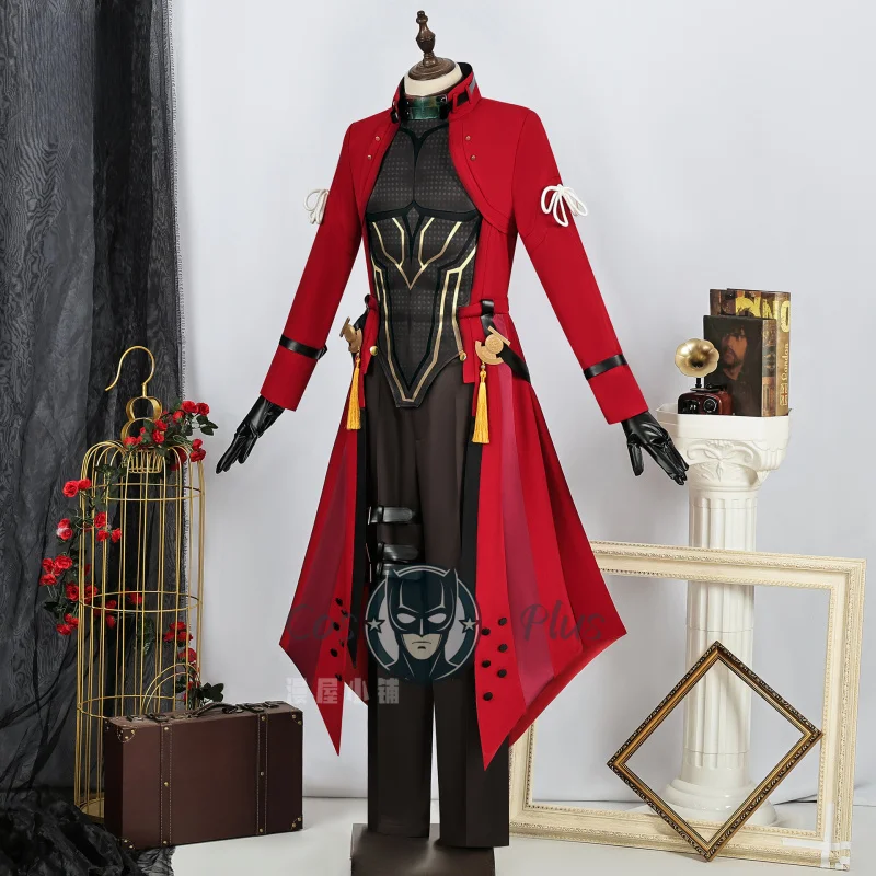 新しいアニメフェイトステイナイトエミヤアーチャーコスプレ Honkai: スターレールコスチュームレッドコート手袋制服ハロウィンクリスマス服