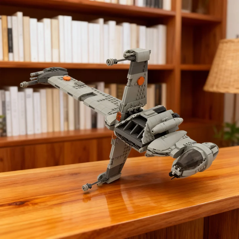 896pcs MOC A SF B Wing Starfighter Star Battle Model Building Blocks Room Accessories, Home Decor For Boyfriend Home Decor Gift