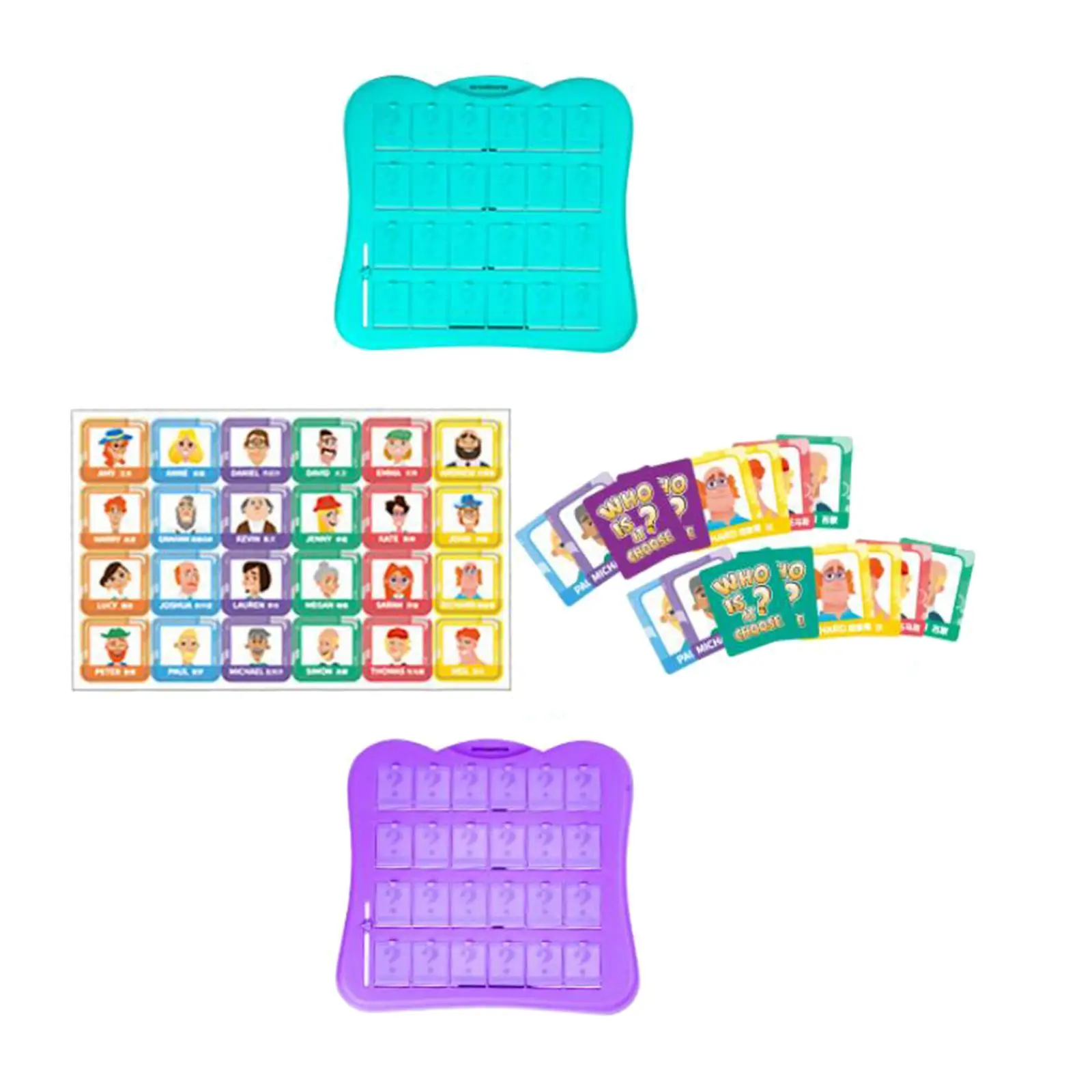 

Guessing Who Game 2 Players, Interactive Fun Detective Family Board Game Reasoning Game for Gifts Party Prop Children Boys