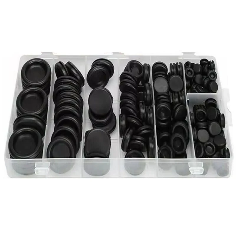 [NEWA08R】 170Pcs Rubber Grommet Kit For Wire Protection, 7 Sizes