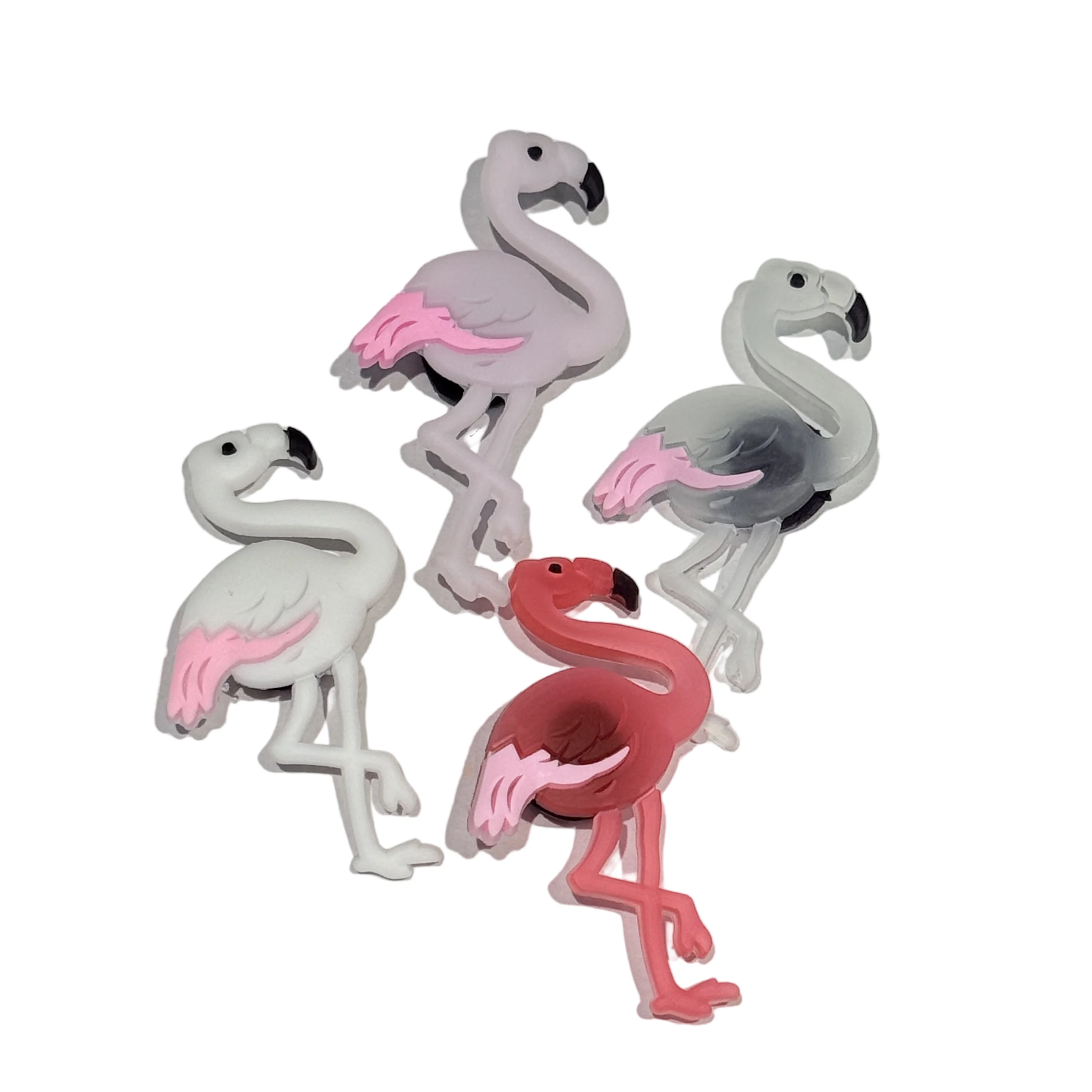 

1-4pcs Cute Animal Flamebird PVC Boys Girls Shoe Button Charms Cartoon Sandals Shoes Accessories DIY Adorable Birthday Present