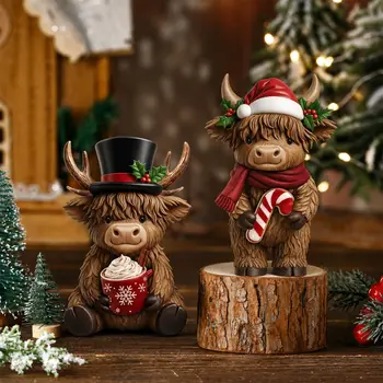 Highland Cow Halloween Decor 1