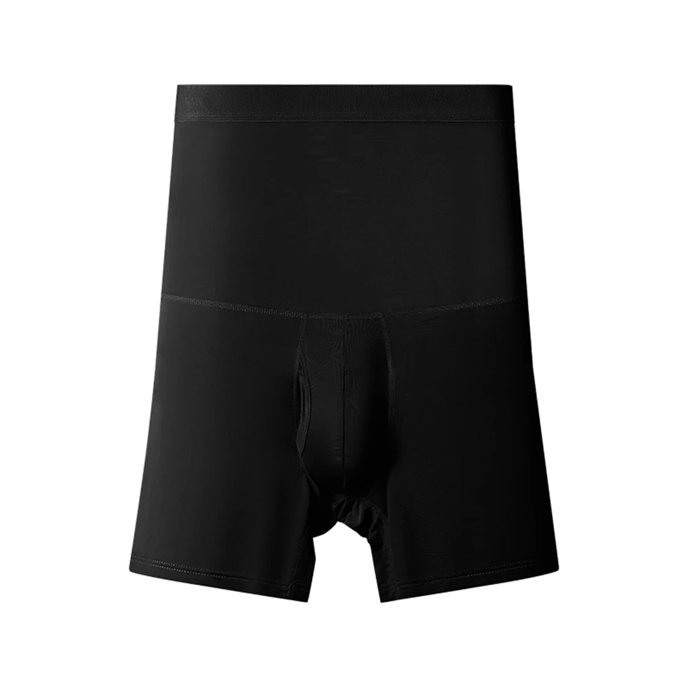 

Men\\\\\\'s Extra High Waist Boxer Shorts with Anti Chafing Design for Sports and Abdomen Support Breathable Underwear Trunks