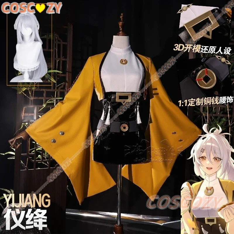 

Zenless Zone Zero Yijiang Cosplay Costume Wig Uniform Yixuan Sister Headwear Yunkui Summit Outfit Halloween Party Women Girls