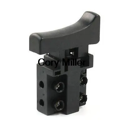 10A 250VAC DPST Normal Closed Momentary Power Tool Switch