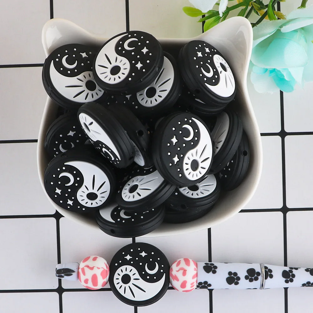 Sunrony 5/10Pcs New Silicone Beads Mini Yak Turtle Fish Bird House Bead For Jewelry Making DIY Necklace Jewelry Accessories