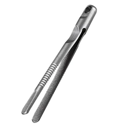 Mini Titanium Alloy Tweezers Portable EDC Tweezers Survival Pick Up Tweezers CNC Outdoor Gadget Tool for Camping Travel A0KF