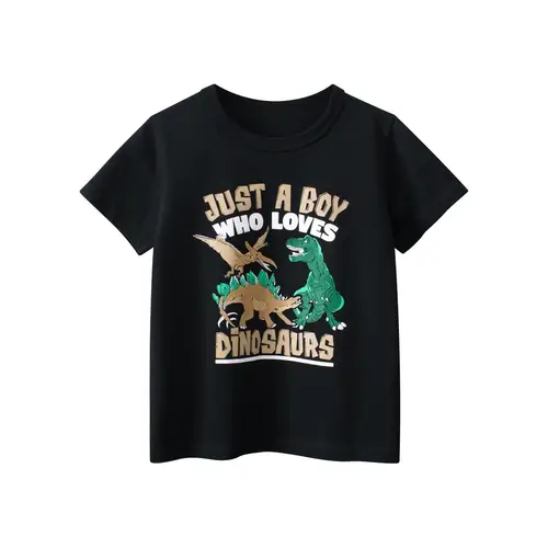 2025 Children Cartoon T-Shirts Cute Clothes for Boy 100% Cotton Bear Dinosaur Kids Girls Short Sleeve Casual Sport Top Tees - Image 2
