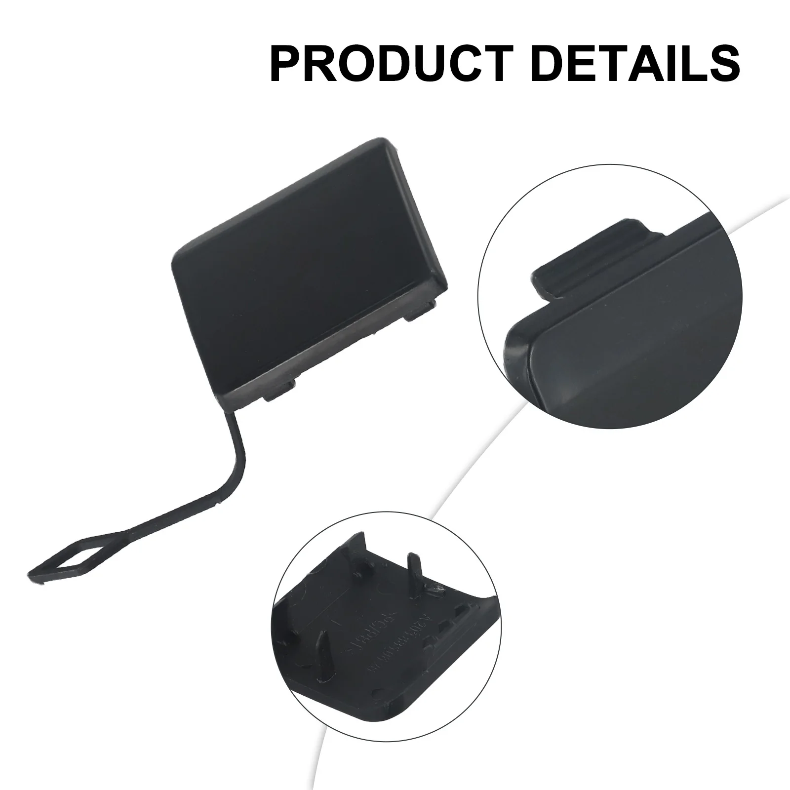 

Новый практичный передний бампер, фаркоп, крышка лебедки, передний бампер для W203, фаркоп 2038850026, черный ABS для Mercedes