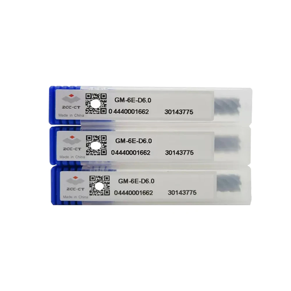 

ZCC CT Original Flute Parallel Shank End Mill GM 6E D6.0 D8.0 D10.0 D12.0 D16.0 D20.0 6