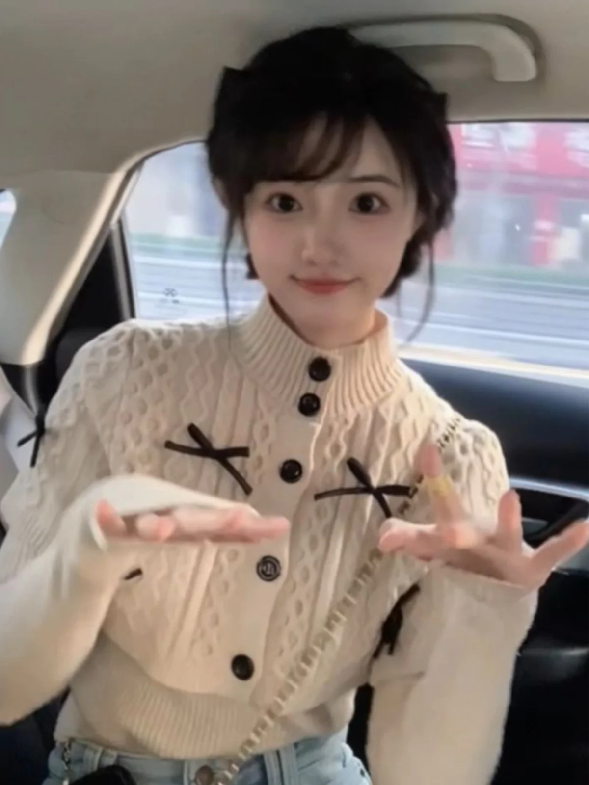 

Ele Women's f-High Collar on Sweater Set Lazy Sle Knitted Two-Piece Autumn Winter Top Quali Comfortable Fit