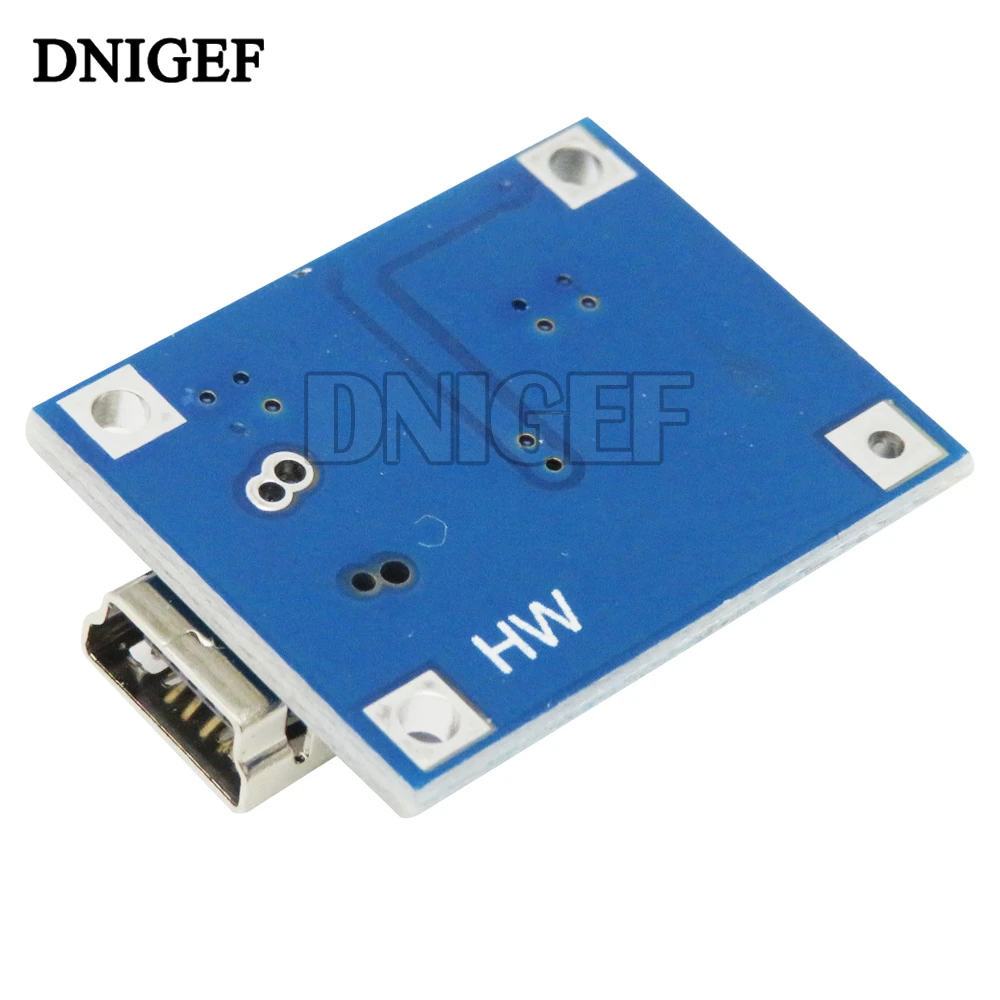 TYPE-C / Micro USB 5V 1A 18650 TP4056 Lithium Battery Charger Module Charging Board With Protection Dual Functions 1A Li-ion