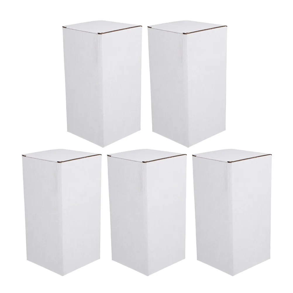 5pcs Packaging Boxes Corrugated Paper Sturdy Foldable Easy Assembly Business Shipping Mailing Boxes For Wine Bottle Books Heavy