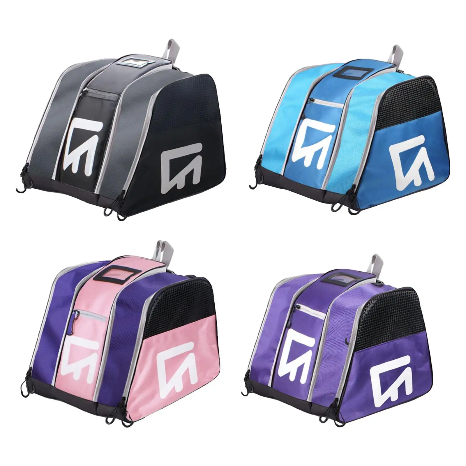 Ice Skate Bag Ski Boot Bag Protective Gear Bag Skating Shoes Bag Multifunction Storage Bag for Hockey Figure Speed Skates