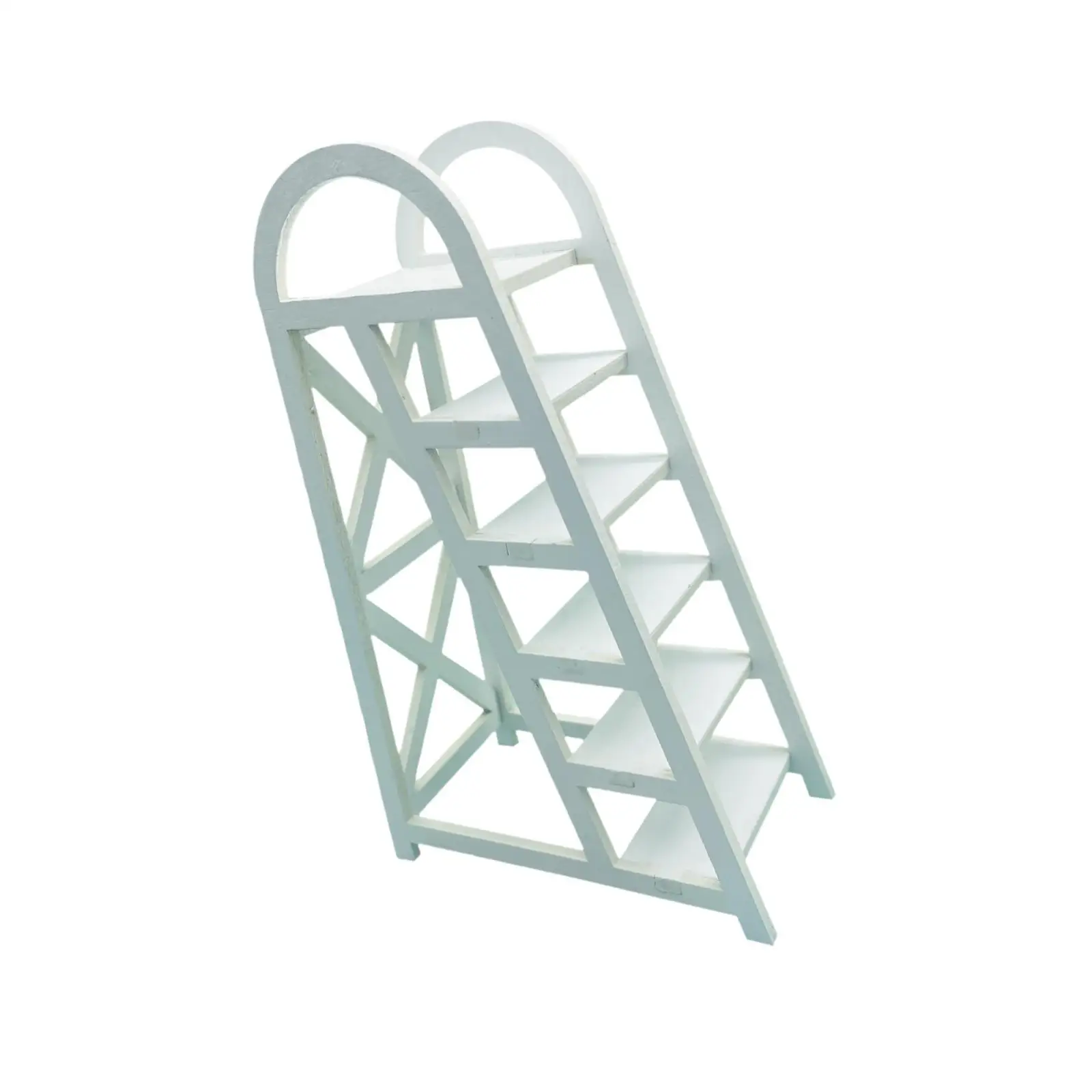 1/12 Mini Ladder Garden Ladder Fairy Garden Ladder Furniture for Yard Garden