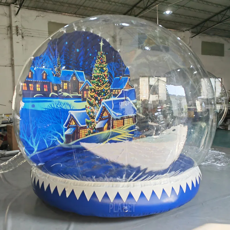 

Outdoor Kids Party Event Inflatable Christmas Snow Globe Photo Booth Bubble Tent Balloon Style