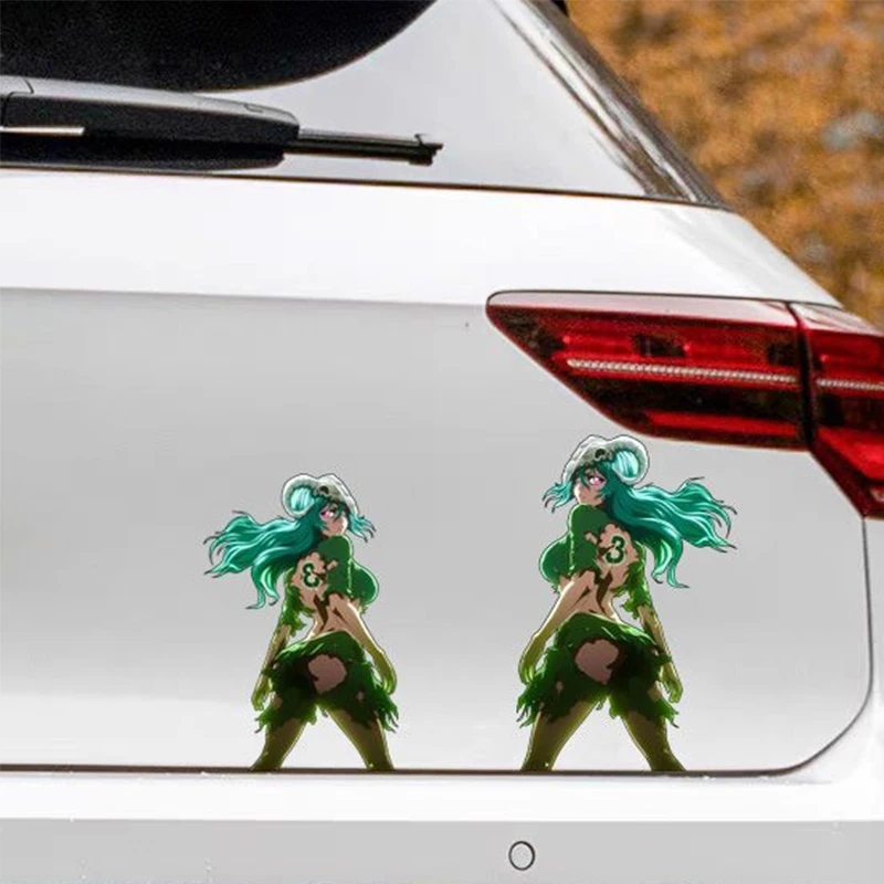 Car Sticker Bleach Cute Nelliel Anime Girl Decorat Decals For Body Windshield Fuel Cap Trunk Bumper Moto Laptop Ipad Accessories